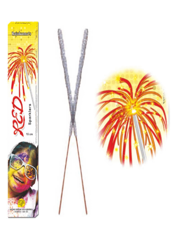 15cm Red Colour Sparklers